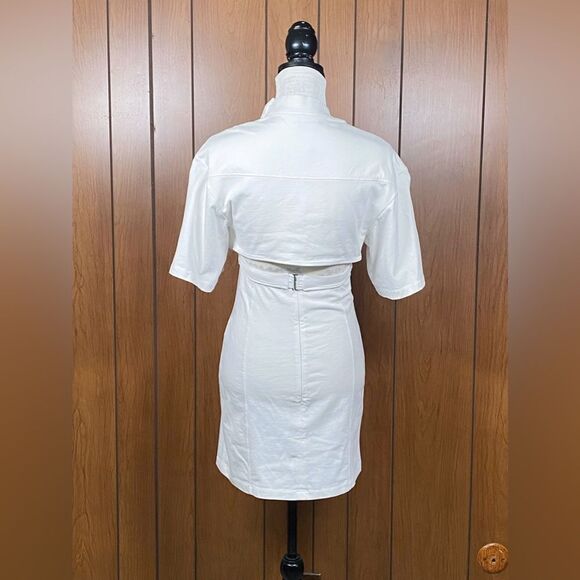 JACQUEMUS White T-Shirt Minidress size XS - Picture 9 of 14
